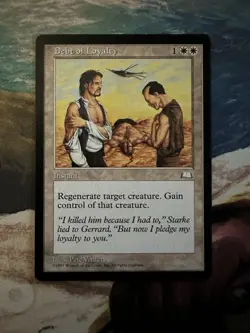 Debt of Loyalty MTG card Near Mint Weatherlight Magic The Gathering - Image 2