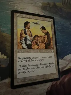 Debt of Loyalty MTG card Near Mint Weatherlight Magic The Gathering - Image 3
