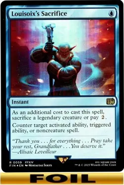 1x - Louisoix's Sacrifice - FOIL - Final Fantasy - NM MTG - Image 1