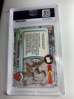 2000 Topps Pokemon TV Series 3 #141 Kabutops RAINBOW FOIL  PSA 8 NM-MT (Pop 4) - Image 2