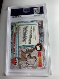 2000 Topps Pokemon TV Series 3 #141 Kabutops RAINBOW FOIL  PSA 8 NM-MT (Pop 4) - Image 4