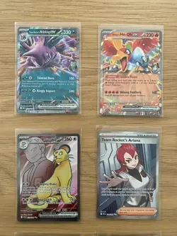 Pokémon Destined Rivals 9 Card  Lot!  Mewtwo, Persian, Moltres, Raticate, etc - Image 13