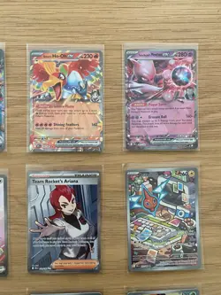 Pokémon Destined Rivals 9 Card  Lot!  Mewtwo, Persian, Moltres, Raticate, etc - Image 15