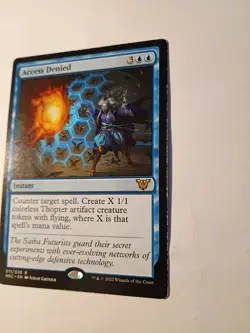 MTG - Access Denied - Commander: Kamigawa: Neon Dynasty - NM - Image 2