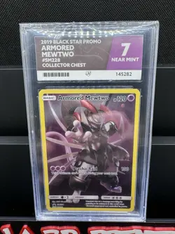 2019 Armored Mewtwo SM228 English Pokemon Promo Collection Chest - Image 2