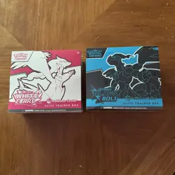 Pokémon Center Black Bolt & White Flare Elite Trainer Box ETB Set of 2 IN HAND - Image 7
