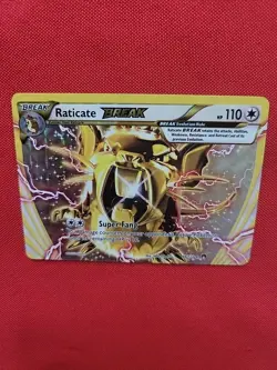 Pokemon: Raticate Break #89/122 XY Breakpoint 2016 Holo Rare - LP/NM - E6 - Image 10