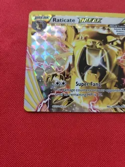 Pokemon: Raticate Break #89/122 XY Breakpoint 2016 Holo Rare - LP/NM - E6 - Image 7