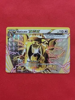 Pokemon: Raticate Break #89/122 XY Breakpoint 2016 Holo Rare - LP/NM - E6 - Image 9