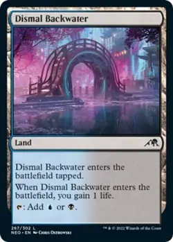 Dismal Backwater - Near Mint MTG Kamigawa: Neon Dynasty - Image 1