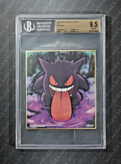 Pokemon BGS 9.5 Gengar #6 Set 1 Bandai Shikishi Art 2019 Japanese - Image 5