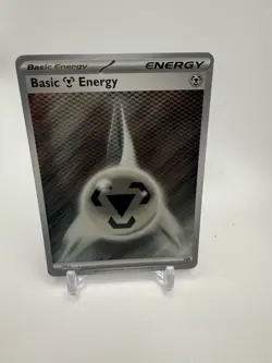 Pokémon TCG Black Bolt White Flare Holo Metal Energy - Image 1