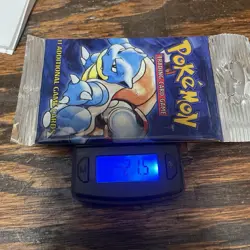 Factory Sealed Vintage Pokemon WOTC Base Set Blastoise LONG CRIMP - Image 1