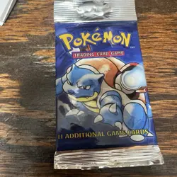Factory Sealed Vintage Pokemon WOTC Base Set Blastoise LONG CRIMP - Image 2