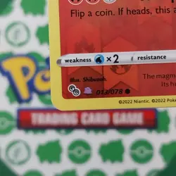 Numel Spinarak Bidoof Reverse Holo NM Peelable Ditto PokÃ©mon GO Set Pokemon TCG - Image 5