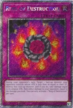 Yugioh! Ring of Destruction - RA04-EN119 - Platinum Secret Rare - 1st Edition Ne - Image 1