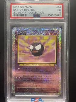 PokÃ©mon TCG 2002 Gastly Reverse Holo Card Legendary Collection - Image 1