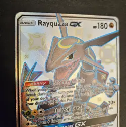 Rayquaza GX 177a/168 Celestial Storm Full Art Shiny Holo Pokemon Card LP/NM- - Image 12