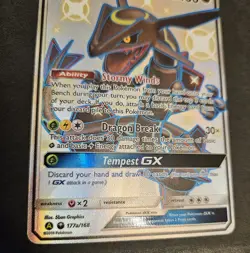 Rayquaza GX 177a/168 Celestial Storm Full Art Shiny Holo Pokemon Card LP/NM- - Image 14