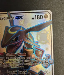 Rayquaza GX 177a/168 Celestial Storm Full Art Shiny Holo Pokemon Card LP/NM- - Image 9