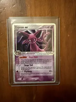 PokÃ©mon TCG Espeon EX Unseen Forces Holo Card 102/115 Rare EX Nm-Mt Condition - Image 3