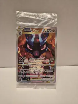 Pokemon TCG Lucario VSTAR SWSH291 Crown Zenith Holo Black Star Promo NM Sealed - Image 1