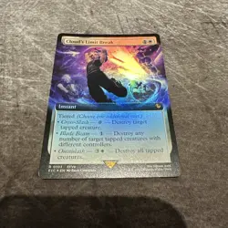 Cloud's Limit Break (Extended Art Foil ) Commander Final Fantasy 103 MTG FOIL - Image 1