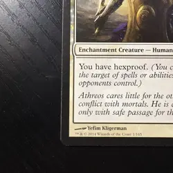 Aegis Of The Gods Rare Regular MTG Journey Into Nyx #1 LP - Image 4