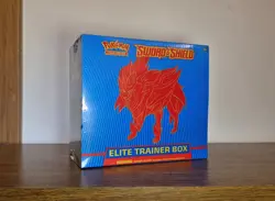 Pokemon Sword and Shield Base Set ETB Elite Trainer Box Zacian Zamazenta Sealed - Image 2