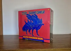 Pokemon Sword and Shield Base Set ETB Elite Trainer Box Zacian Zamazenta Sealed - Image 8