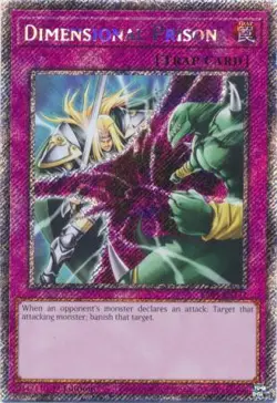 Yugioh! Dimensional Prison - RA04-EN132 - Platinum Secret Rare - 1st Edition Nea - Image 1