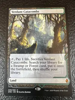 MTG Mythic Rare Verdant Catacombs Zendikar Rising Expeditions Regular English - Image 1