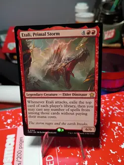 Etali, Primal Storm NM RARE [FDN] Foundations MTG Red #194 Near Mint Regular - Image 1