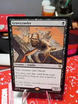 Gravecrawler 0043 MTG Commander: Aetherdrift Rare NP - Image 1