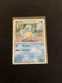 2010 Pokemon TCG Squirtle 63/95 Unleashed Regular LP - Image 1