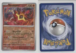 Turtonator Reverse Foil Pokemon SV07: Stellar Crown #025 0wc9 - Image 3