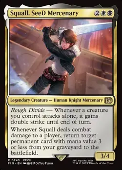 1x - Squall, SeeD Mercenary - Final Fantasy - NM MTG - Image 1
