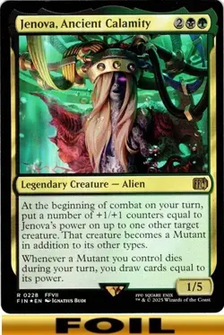1x - Jenova, Ancient Calamity - FOIL - Final Fantasy FIN - NM MTG - Image 1