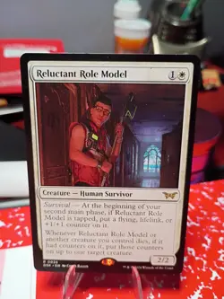 MTG Duskmourn: House of Horror Reluctant Role Model 0026 NM Rare - Image 1