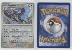 Braviary Reverse Foil Pokemon SV08: Surging Sparks #153 12ht - Image 3