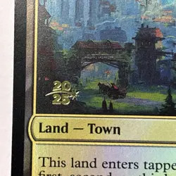 Magic The Gathering MTG Final Fantasy FOIL Pre-release Promo Starting Town 2025 - Image 3