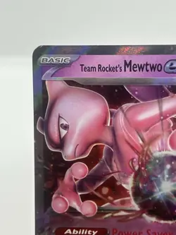 Pokemon TCG Team Rocketâ€™s Mewtwo EX 205 Scarlet & Violet Promo NM - Image 2
