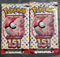 PokÃ©mon TCG Scarlet and Violet English 151 Booster Pack 2 Pack Bundle Pokemon - Image 1