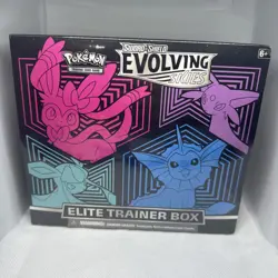 Pokemon TCG Sword and Shield Evolving Skies Elite Trainer Box ETB Factory Sealed - Image 1