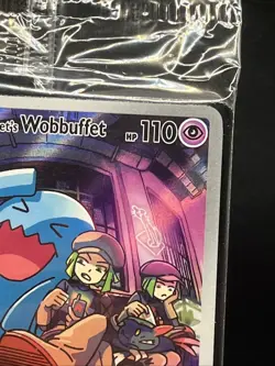 Pokemon Team Rocket's Wobbuffet 203 Black Star Promo Holo - Sealed NM - Image 2