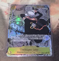 ENG Trafalgar Law (Manga Rare) One Piece Alt Art OP10-119 Royal Blood Foil Card - Image 3