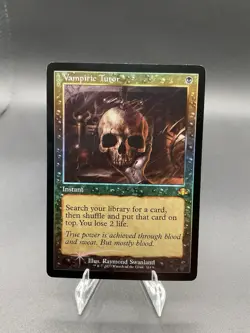 Vampiric Tutor (Retro Frame) Dominaria Remastered Foil MTG 314 - Image 1