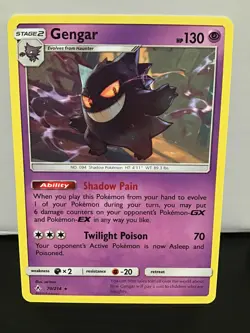 Gengar 70/214 Rare Pokemon Unbroken Bonds - Image 1
