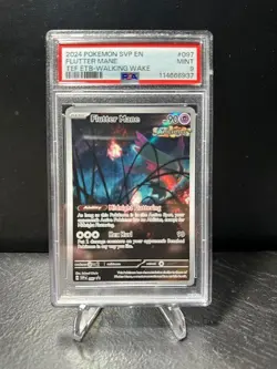 2024 POKEMON SVP EN-SV BLACK STAR PROMO #097 FLUTTER MANE PSA 9 - Image 1