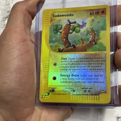 PokÃ©mon Sudowoodo 36/147 Reverse Holo Rare Aquapolis Pokemon NM Vintage Card TCG - Image 1